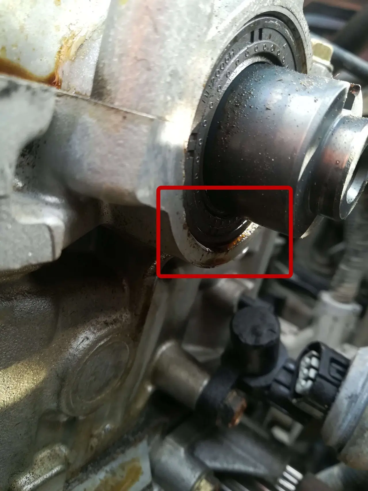 loosening the crank bolt
