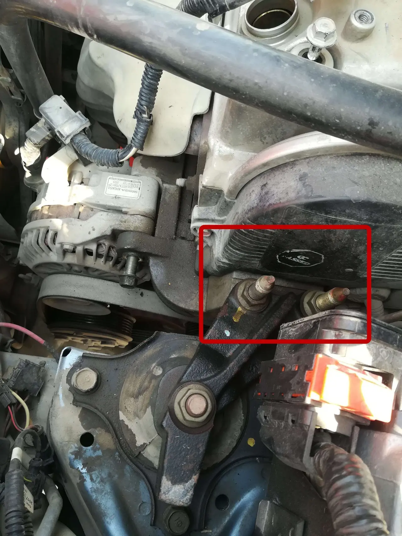 Remove / open engine mount bolts