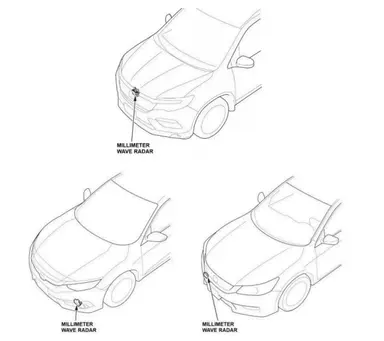 Millimeter wave radar honda