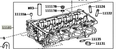 Head Assembly Toyota Prius ZVW-30